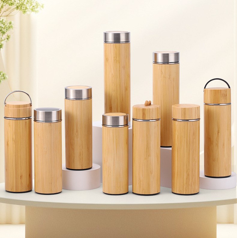 NATURAL ECO-FRIENDLY BAMBOO LID YHERMOS THERMAL