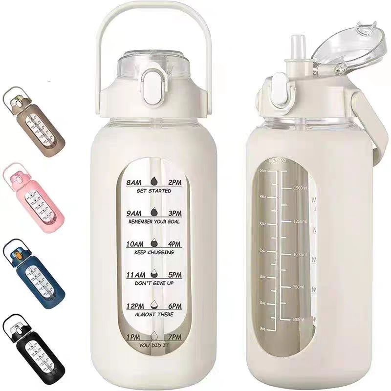 LARGE CAPACITY 32 OZ WITH STRAW GLASS